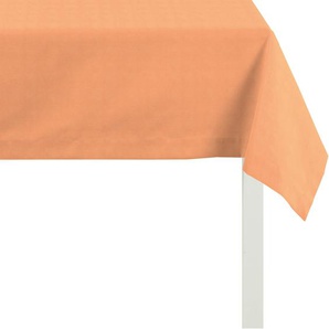 Tischdecke APELT 3944 UNI BASIC Tischdecken Gr. B/L: 140 cm x 250 cm, 1 St., orange Tischdecken