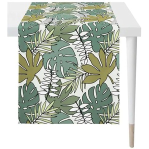 Apelt Tischläufer - grün - Baumwollmischgewebe - 48 cm - 0,5 cm | Möbel Kraft