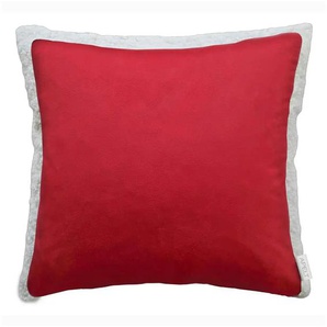 Apelt Wendekissenhülle - rot - Materialmix - 46 cm - 0,5 cm | Möbel Kraft