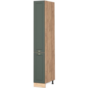 Apothekerschrank Fame-Line, Grün-Gold Landhaus, 30 cm Vicco