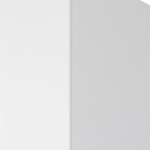 Apothekerschrank FLEX-WELL Lucca Schränke Gr. B/H/T: 30 cm x 200 cm x 57 cm, weiß (weiß matt, caledonia) Apothekerschränke (B x H T) 30 200 57 cm, mit 5 Ablagen