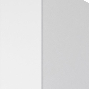Apothekerschrank FLEX-WELL Lucca, weiß (weiß matt, caledonia), B:30cm H:200cm T:57cm, Spanplatte, Schränke, (B x H x T) 30 x 200 x 57 cm, mit 5 Ablagen