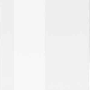 Apothekerschrank HELD MÖBEL Virginia Schränke Gr. B/H/T: 30 cm x 200 cm x 60 cm, weiß (weiß hochglanz) Apothekerschränke Schränke 200 cm hoch 30 breit, 2 Auszüge mit 5 Ablagen, griffloses Design