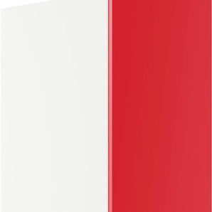 Apothekerschrank IMPULS KÜCHEN Turin, Breite 30 cm Schränke Gr. B/H/T: 30 cm x 205,1 cm x 57,9 cm, rot (rot hochglanz) Apothekerschränke Höhe 205,1 cm, mit sechs Körben