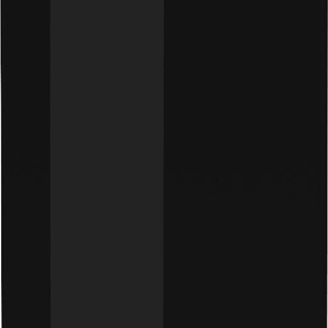 Apothekerschrank KOCHSTATION KS-Virginia Schränke Gr. B/H/T: 30 cm x 200 cm x 60 cm, schwarz (schwarz hochglanz) Apothekerschränke 200 cm hoch 30 breit, 2 Auszüge mit 5 Ablagen, griffloses Design