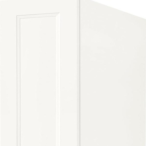 Apothekerschrank NOBILIA Cascada, mit 5 Einhängekörben, Breite 30 cm, Höhe 216,6 cm Schränke Gr. B/H/T: 30 cm x 216,6 cm x 58,3 cm, weiß (front: lacklaminat weiß, korpus: weiß) Apothekerschränke