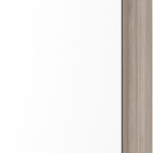 Apothekerschrank OPTIFIT Faro Schränke Gr. B/H/T: 30 cm x 174,4 cm x 57,1 cm, 2 St., weiß (weiß glanz) Apothekerschränke 2 Auszüge, Metallgriffe, Breite 30 cm