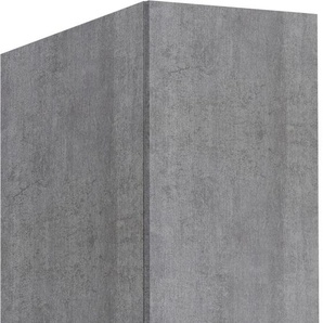 Apothekerschrank OPTIFIT Tara Schränke Gr. B/H/T: 30 cm x 176,6 cm x 58,4 cm, 2 St., grau (betonfarben) Apothekerschränke mit 2 Vollauszügen und 4 Ablagen, Soft-Close-Funktion, Breite 30 cm