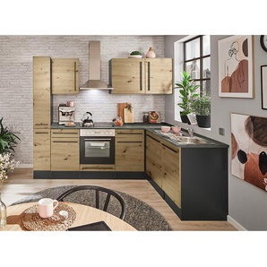 Apothekerschrank 30 x 211 x 57cm Braun/Eiche Artisan Dekor