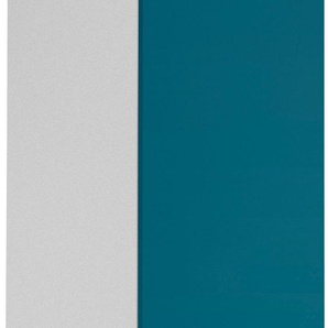 Apothekerschrank WIHO KÜCHEN Amrum Schränke Gr. B/H/T: 30 cm x 200 cm x 57 cm, blau (ozeanblau, hellgrau) Apothekerschränke Auszug mit 4 Ablagefächern