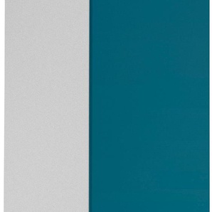 Apothekerschrank WIHO KÜCHEN Amrum Schränke Gr. B/H/T: 30 cm x 200 cm x 57 cm, blau (ozeanblau, hellgrau) Apothekerschränke Auszug mit 4 Ablagefächern