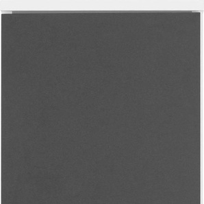 Apothekerschrank WIHO KÜCHEN Husum Schränke Gr. B/H/T: 30 cm x 165 cm x 57 cm, 1 St., grau (front: anthrazit, korpus: weiß) Apothekerschränke Auszug mit 4 Ablagefächern