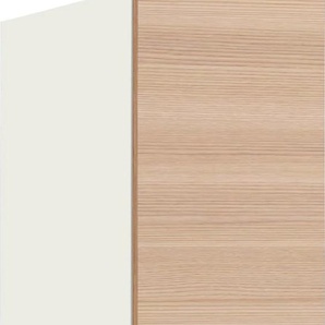 Apothekerschrank WIHO KÜCHEN Zell Schränke Gr. B/H/T: 30 cm x 200 cm x 57 cm, braun (front: zen esche, korpus: weiß) Apothekerschränke