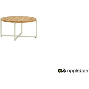 Apple Bee Condor Beistelltisch Aluminium / Teak Natural