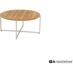 Apple Bee Condor Beistelltisch Aluminium / Teak Natural