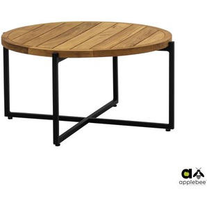 Apple Bee Condor Kaffeetisch Aluminium/Teak