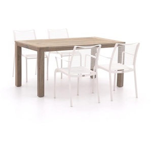 Apple Bee Hawaii/ROUGH-S 160 cm Gartenmöbel-Set 5-teilig stapelbar