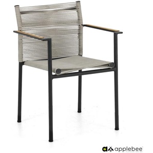 Apple Bee Jakarta Dining Armstuhl Aluminium/Rope