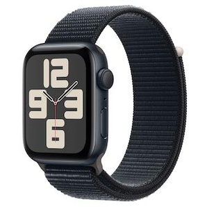 Apple Watch SE (2. Gen) GPS 44mm Alu Mitternacht Sport Loop Armband Mitternacht MREA3QF/A