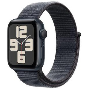 Apple Watch SE GPS 40mm Alu Mitternacht Sport Loop Armband tinte MXEA3QF/A