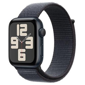 Apple Watch SE GPS 44mm Alu Mitternacht Sport Loop Armband tinte MXEP3QF/A