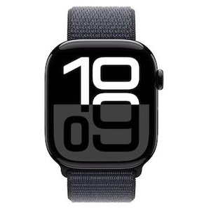 Apple Watch Series 10 LTE 46mm Diamantschwarz Aluminiumgehäuse mit Ink Sport Loop MWY53QF/A