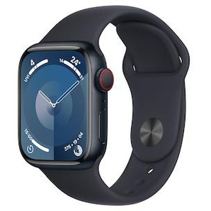 Apple Watch Series 9 LTE 41mm Aluminium Mitternacht Sportarmband Mitternacht M/L MRHT3QF/A