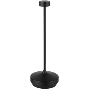 APS LED Tischleuchte Nissrin Kabellose USB-C Tischleuchte, USB-Ladefunktion, LED fest integriert, warmweiß - kaltweiß, Spritzwasssergeschützt IP 54, inkl. Dockinstation und Fernbedienung