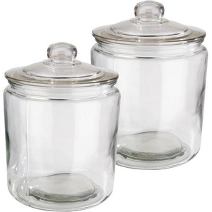 APS Vorratsglas Classic, Glas, (Set, 2-tlg), zum Dekorieren und Aufbewahren, 2 Liter