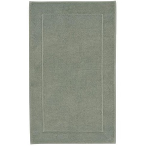 Aquanova Badematte London, Waldgrün, Textil, Uni, rechteckig, 60x100 cm, für Fußbodenheizung geeignet, rutschfest, Badtextilien, Badematten