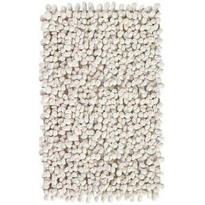 Aquanova Badematte Rocca, Weiß, Textil, Uni, quadratisch, 60 cm, für Fußbodenheizung geeignet, rutschfest, Badtextilien, Badematten