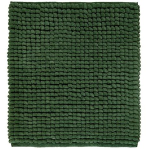 Aquanova Badteppich, Grün, Textil, Uni, quadratisch, 60x60 cm, für Fußbodenheizung geeignet, rutschfest, Badtextilien, Badematten
