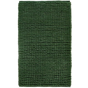 Aquanova Badteppich, Grün, Textil, Uni, rechteckig, 60x100 cm, für Fußbodenheizung geeignet, rutschfest, Badtextilien, Badematten