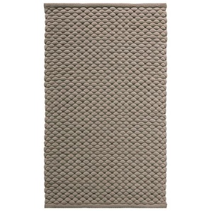 Aquanova Badteppich Maks, Taupe, Textil, 70x120 cm, für Fußbodenheizung geeignet, Badtextilien, Badematten