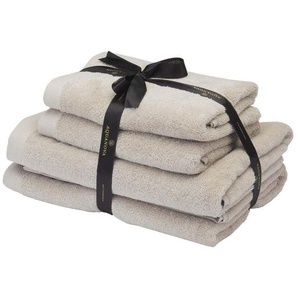 Aquanova Frottierset Rio, Beige, Textil, 4-teilig, saugfähig, angenehm weich, Badtextilien, Handtuch-Sets