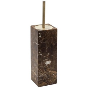 Aquanova Wc-Bürstenhalter Hammam, Braun, Stein, 9.5x25x9.5 cm, Badezimmer, WC Ausstattung, WC Bürstengarnituren