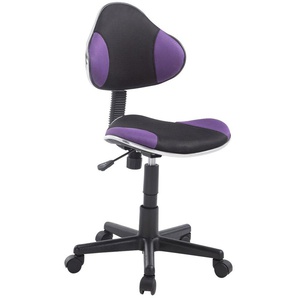 Arbeitshocker Bastian, schwarz lila