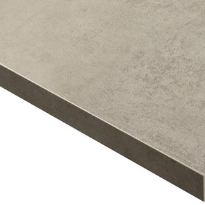 Arbeitsplatte EXPRESS KÜCHEN Trea Tischplatten Gr. B/T/H: 160 cm x 60 cm x 4 cm, grau (betonfarben hell) Zubehör Küchenmöbel in verschiedenen Längen, 600 mm tief, 40 stark