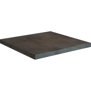 Arbeitsplatte HELD MÖBEL Luhe Tischplatten Gr. B/T/H: 240 cm x 60 cm x 3,8 cm, grau (o x idstone) Zubehör Küchenmöbel