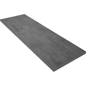 Arbeitsplatte NOBILIA ELEMENTS elements Tischplatten Gr. B/T/H: 240 cm x 60 cm x 3,8 cm, grau (beton schiefergrau nachbildung) Zubehör Küchenmöbel in den Breiten 180cm, 210cm und 240cm
