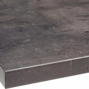 Arbeitsplatte OPTIFIT Luzern Tischplatten Gr. B/T/H: 100 cm x 60 cm x 3,8 cm, grau (santuru anthrazit) Optifit Küchenzubehör 38 mm stark