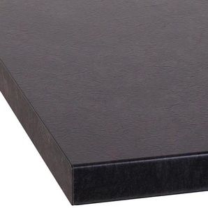 Arbeitsplatte OPTIFIT Luzern Tischplatten Gr. B/T/H: 110 cm x 60 cm x 3,8 cm, schwarz (granit schwarz) Optifit Küchenzubehör 38 mm stark