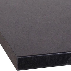 Arbeitsplatte OPTIFIT Luzern Tischplatten Gr. B/T/H: 240 cm x 60 cm x 3,8 cm, schwarz (granit schwarz) Optifit Küchenzubehör 38 mm stark