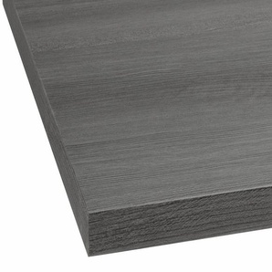Arbeitsplatte WIHO KÜCHEN Flexi Tischplatten Gr. B/T/H: 100 cm x 60 cm x 3,8 cm, silberfarben (silver pine) Arbeitsplatte Zubehör Küchenmöbel Tischplatten