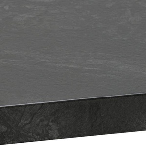 Arbeitsplatte WIHO KÜCHEN Flexi Tischplatten Gr. B/T/H: 110 cm x 60 cm x 3,8 cm, schwarz (granit schwarz) Arbeitsplatte Zubehör Küchenmöbel Tischplatten 38 mm stark