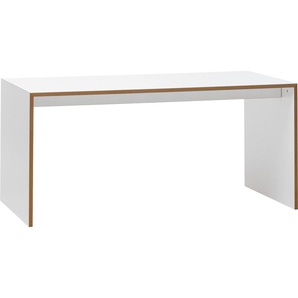 Arbeitstisch TOJO freistell Tische Gr. B/H/T: 160 cm x 74 cm x 80 cm, weiß Holz-Schreibtische Schreibtisch Schreibtische Breite 160 cm