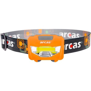 ARCAS LED-Stirnlampe, COB, 3 W, 120 lm, 4 Funktionen, inkl. Batterien 30710014
