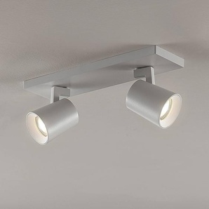 Arcchio Deckenstrahler Iavo, 30 cm, weiß, 2-fl., Metall 9928002