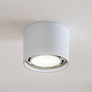 Arcchio Deckenstrahler Mabel, Ø 12 cm, weiß, Metall, GU10 9621914