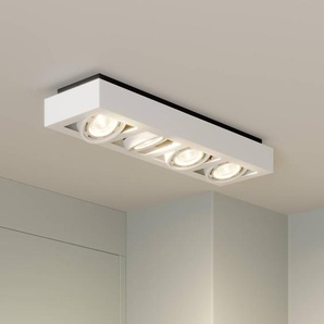 Arcchio Deckenstrahler Ronka, 65 cm, 4-flammig, weiß, GU10 9624452